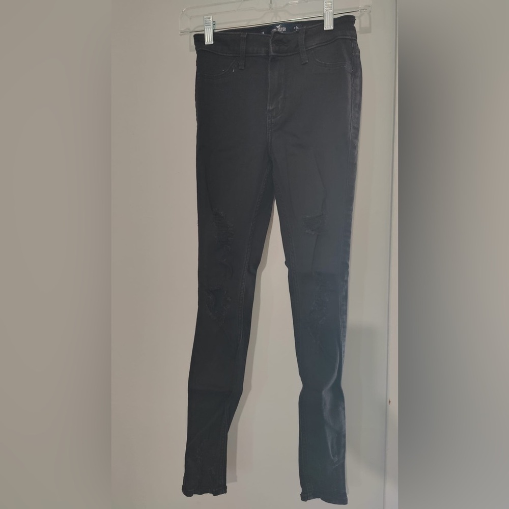 Hollister Black Skinny Jeans Classic Fit